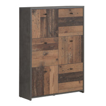 Load image into Gallery viewer, Best Chest Storage Cabinet with 6 Drawers in Concrete Optic Dark Grey/Old - Wood Vintage Furniture To Go 801sqnk321-c764 5904767891176 Best Chest Collection, a stunning range of furniture designed to elevate the functionality and style of your living/dining room, hallway, and bedroom. Our collection boasts an array of functional chests and storage solutions, carefully crafted to meet all your organizational needs.With three exquisite colourways to choose from, you can effortlessly find the perfect match for