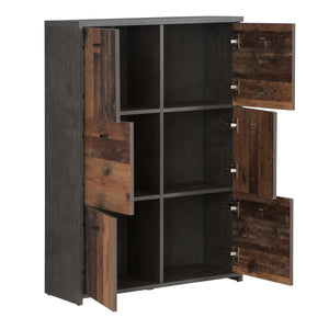Best Chest Storage Cabinet with 6 Drawers in Concrete Optic Dark Grey/Old - Wood Vintage Furniture To Go 801sqnk321-c764 5904767891176 Best Chest Collection, a stunning range of furniture designed to elevate the functionality and style of your living/dining room, hallway, and bedroom. Our collection boasts an array of functional chests and storage solutions, carefully crafted to meet all your organizational needs.With three exquisite colourways to choose from, you can effortlessly find the perfect match for
