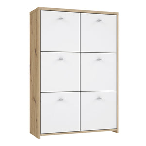 Best Chest Storage Cabinet with 6 Doors in Artisan Oak/White Furniture To Go 801sqnk321-c804 5904767896461 Best Chest Collection, a stunning range of furniture designed to elevate the functionality and style of your living/dining room, hallway, and bedroom. Our collection boasts an array of functional chests and storage solutions, carefully crafted to meet all your organizational needs.With three exquisite colourways to choose from, you can effortlessly find the perfect match for your interior decor. Whethe