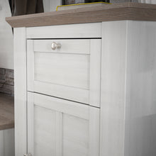 Load image into Gallery viewer, Illopa Chest of Drawers in Oak Nelson/Snowy Oak Furniture To Go 801tiqd211-j99 5904767838881 Enhance the ambiance of your home with the exquisite Illopa collection, a seamless fit for any living space. Its most outstanding feature lies in the array of shapes it offers, granting you the freedom to artistically arrange every room in your house, from the inviting hall to the cozy living room. The captivating combination of beautiful white and oak imbues your home with a sense of tranquility, fostering an atmos