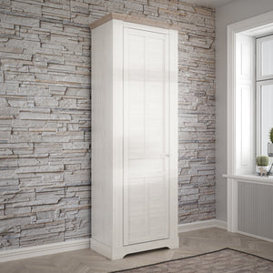 Illopa Hallway Wardrobe in Oak Nelson/Snowy Oak Furniture To Go 801tiqs714l-j99 5904767838874 Enhance the ambiance of your home with the exquisite Illopa collection, a seamless fit for any living space. Its most outstanding feature lies in the array of shapes it offers, granting you the freedom to artistically arrange every room in your house, from the inviting hall to the cozy living room. The captivating combination of beautiful white and oak imbues your home with a sense of tranquility, fostering an atmo
