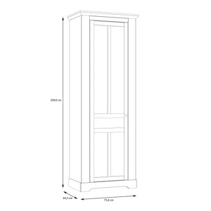 Illopa Hallway Wardrobe in Oak Nelson/Snowy Oak Furniture To Go 801tiqs714l-j99 5904767838874 Enhance the ambiance of your home with the exquisite Illopa collection, a seamless fit for any living space. Its most outstanding feature lies in the array of shapes it offers, granting you the freedom to artistically arrange every room in your house, from the inviting hall to the cozy living room. The captivating combination of beautiful white and oak imbues your home with a sense of tranquility, fostering an atmo