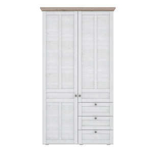 Illopa Iloppa 2 Door Wardrobe in Snowy Oak/Oak Nelson Furniture To Go 801tiqs823-j99 5904767878535 Enhance the ambiance of your home with the exquisite Illopa collection, a seamless fit for any living space. Its most outstanding feature lies in the array of shapes it offers, granting you the freedom to artistically arrange every room in your house, from the inviting hall to the cozy living room. The captivating combination of beautiful white and oak imbues your home with a sense of tranquility, fostering an