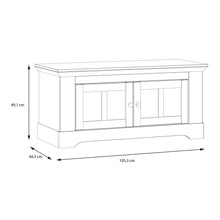 Load image into Gallery viewer, Illopa Storage Bench in Oak Nelson/Snowy Oak Furniture To Go 801tiqt021-j99 5904767838911 Enhance the ambiance of your home with the exquisite Illopa collection, a seamless fit for any living space. Its most outstanding feature lies in the array of shapes it offers, granting you the freedom to artistically arrange every room in your house, from the inviting hall to the cozy living room. The captivating combination of beautiful white and oak imbues your home with a sense of tranquility, fostering an atmosphe