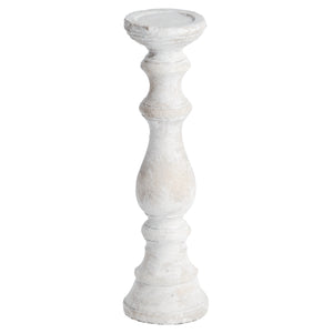 Large Stone Candle holder in CREAM Hill Interiors 9056 5050140905609 A perfect fit with neutral / stoneware trends Handcrafted Stunning natural stone effect finish Dimensions: 40cm x 12cm x 12cm Weight: 2.645kg Volume: 0.11CBM Suited perfectly for a neutral colour scheme, the Small Stone Candle Holder is finished in a stone effect and features subtle textures. Dress the centre of a tablescape with the collection of Stone Candle Holders, 9051 and 9058, for a complete look or place them on the mantelpiece.