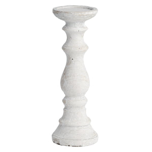 Medium Stone Candle Holder in CREAM Hill Interiors 9058 5050140905807 A perfect fit with neutral / stoneware trends Handcrafted Stunning natural stone effect finish Dimensions: 30cm x 11cm x 11cm Weight: 1.5kg Volume: 0.1CBM Suited perfectly for a neutral colour scheme, the Small Stone Candle Holder is finished in a stone effect and features subtle textures. Dress the centre of a tablescape with the collection of Stone Candle Holders, 9061 and 9056, for a complete look or place them on the mantelpiece.