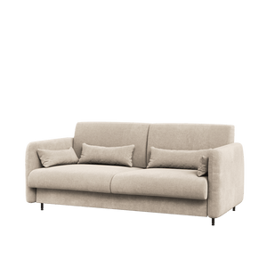 BC-18 Upholstered Sofa For BC-01 Vertical Wall Bed Concept 140cm Arte-N BED CONCEPT BC-18-BE-WM W164cm x H74cm x D93cm Upholstered Sofa Composition: 100% PES Water Repellent Fabric Compatible Sofa With BC-01 Vertical Wall Bed Concept 140cm Weight: 83kg Assembly Required Estimated Direct Home Delivery Time: 4-5 Weeks