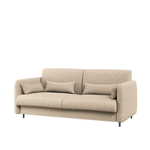Load image into Gallery viewer, BC-18 Upholstered Sofa For BC-01 Vertical Wall Bed Concept 140cm Arte-N BED CONCEPT BC-18-BE-WM W164cm x H74cm x D93cm Upholstered Sofa Composition: 100% PES Water Repellent Fabric Compatible Sofa With BC-01 Vertical Wall Bed Concept 140cm Weight: 83kg Assembly Required Estimated Direct Home Delivery Time: 4-5 Weeks