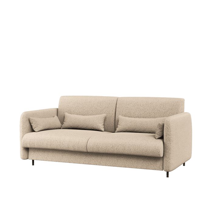 BC-18 Upholstered Sofa For BC-01 Vertical Wall Bed Concept 140cm Arte-N BED CONCEPT BC-18-BE-WM W164cm x H74cm x D93cm Upholstered Sofa Composition: 100% PES Water Repellent Fabric Compatible Sofa With BC-01 Vertical Wall Bed Concept 140cm Weight: 83kg Assembly Required Estimated Direct Home Delivery Time: 4-5 Weeks