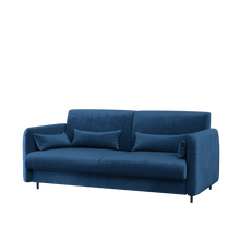Load image into Gallery viewer, BC-18 Upholstered Sofa For BC-01 Vertical Wall Bed Concept 140cm Arte-N BED CONCEPT BC-18-BE-WM W164cm x H74cm x D93cm Upholstered Sofa Composition: 100% PES Water Repellent Fabric Compatible Sofa With BC-01 Vertical Wall Bed Concept 140cm Weight: 83kg Assembly Required Estimated Direct Home Delivery Time: 4-5 Weeks