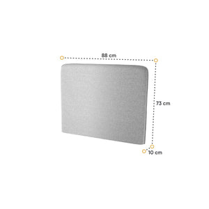 BC-31 Optional Headboard For BC-03 Vertical Wall Bed Concept 90cm Arte-N BED CONCEPT BC-31-BE W88cm x W73cm x H10cm Upholstered Headboard Compatible Only With BC-03 Vertical Wall Bed Concept 90cm Weight: 10kg Assembly Required