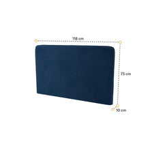 Load image into Gallery viewer, BC-32 Optional Headboard For BC-02 Vertical Wall Bed Concept 120cm Arte-N BED CONCEPT BC-32-BE W118cm x W73cm x H10cm Upholstered Headboard Compatible Only With BC-02 Vertical Wall Bed Concept 120cm Weight: 13kg Assembly Required