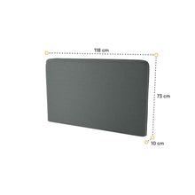 Load image into Gallery viewer, BC-32 Optional Headboard For BC-02 Vertical Wall Bed Concept 120cm Arte-N BED CONCEPT BC-32-BE W118cm x W73cm x H10cm Upholstered Headboard Compatible Only With BC-02 Vertical Wall Bed Concept 120cm Weight: 13kg Assembly Required