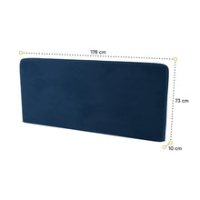 Load image into Gallery viewer, BC-33 Optional Headboard For BC-13 Vertical Wall Bed Concept 180cm Arte-N BED CONCEPT BC-33-BE W178cm x W73cm x H10cm Upholstered Headboard Compatible Only With BC-13 Vertical Wall Bed Concept 180cm Weight: 21kg Assembly Required