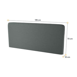 BC-33 Optional Headboard For BC-13 Vertical Wall Bed Concept 180cm Arte-N BED CONCEPT BC-33-BE W178cm x W73cm x H10cm Upholstered Headboard Compatible Only With BC-13 Vertical Wall Bed Concept 180cm Weight: 21kg Assembly Required