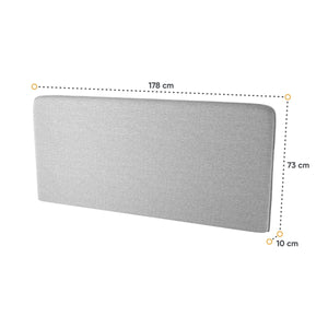 BC-33 Optional Headboard For BC-13 Vertical Wall Bed Concept 180cm Arte-N BED CONCEPT BC-33-BE W178cm x W73cm x H10cm Upholstered Headboard Compatible Only With BC-13 Vertical Wall Bed Concept 180cm Weight: 21kg Assembly Required