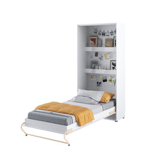 Load image into Gallery viewer, CP-15 Additional Shelf For CP-03 Vertical Wall Bed Concept 90cm Arte-N CONCEPT CP-15 W W100cm x H10cm x D12cm Colour: White White Gloss Grey Compatible With CP-03 Vertical Wall Bed Concept 90cm Made from 16mm high-quality laminated board Assembly Required Weight: 8kg Estimated DIrect Home Delivery Time: 3 - 4 Weeks