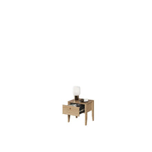 Load image into Gallery viewer, Cozy Bedside Table 45cm Arte-N COZY CZ-05 W45cm x H46cm x D40cm Colour: Oiled Oak One Drawer USB USB-C Charging Port Included Weight: 10kg Matching Furniture Available  Made from 16mm high-quality laminated board Assembly Required Estimated Direct Home Delivery Time: 3 - 4 Weeks