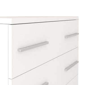 Omega OM-02 Chest of Drawers 80cm Arte-N OMEGA-I-02-W W80cm x H93cm x D40cm Colour: Front: White Matt Carcass: White Matt Grey Matt Oak Sonoma Four Drawers Weight: 49kg ABS Edging Matching Furniture Available  Made from 16mm high-quality laminated board Assembly Required Estimated Direct Home Delivery Time: 4 - 5 Weeks