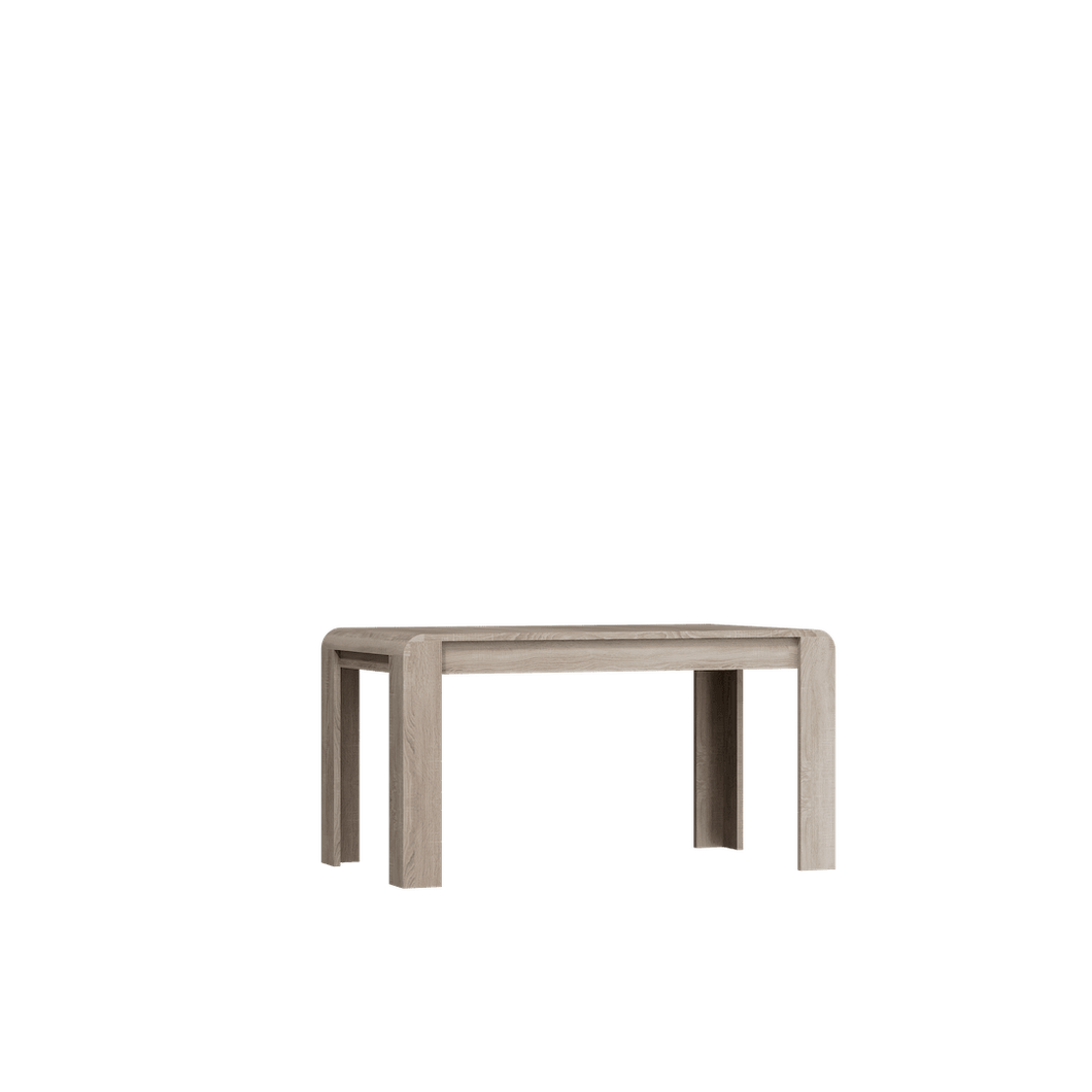 Link Extendable Dining Table 140cm Arte-N LINK-K-OS W140-205cm x H76cm x D90cm Colour: Oak Sonoma Extendable Dining Table Matching Furniture Available Made from 16mm high-quality laminated board Assembly Required Weight: 40kg Estimated Direct Home Delivery Time: 4-5 Weeks