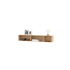 Nomad ND-05 Wall Shelf 145cm Arte-N NOMAD ND-05 W163cm x H24cm x D22cm Colour: Mountain Ash ABS Edging Weight: 12kg Matching Furniture Available  Made from 16mm high-quality laminated board Assembly Required Estimated Direct Home Delivery Time: 3-5 Weeks Fixings for wall mounting are not included as specific ones will be required for your type of wall