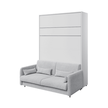 Load image into Gallery viewer, BC-19 Upholstered Sofa For BC-12 Vertical Wall Bed Concept 160cm Arte-N BED CONCEPT BC-19-BE-WM W184cm x H74cm x D93cm Upholstered Sofa Composition: 100% PES Water Repellent Fabric Compatible Sofa With BC-12 Vertical Wall Bed Concept 160cm Weight: 83kg Assembly Required Estimated Direct Home Delivery Time: 4-5 Weeks