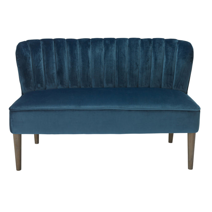 Bella 2 Seater Sofa Midnight Blue LPD BELSOFABLUE 5036464061238 Crushed Velvet Colour: Blue Dimensions: 795mm x 1300mm x 680mm