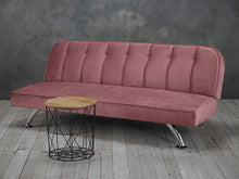 Load image into Gallery viewer, Brighton-Sofa-Bed-Pink-LifeStyle.jpg