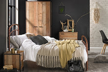 Load image into Gallery viewer, Hoxton-3-Drawer-Chest-Distressed-Oak-Effect-LifeStyle.jpg