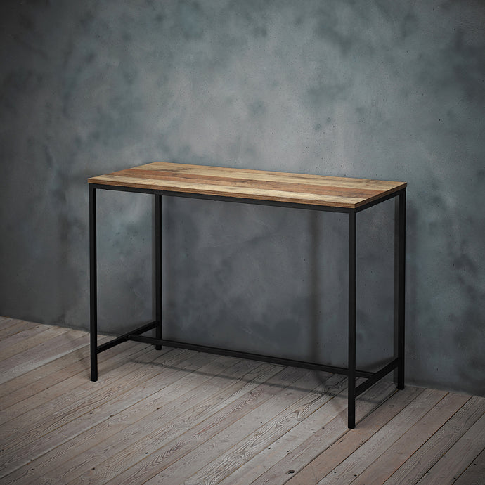 Hoxton Desk LPD HOXTONDESK 5036464072173 Particle Board Colour: Wood Dimensions: 750mm x 1050mm x 470mm Industrial chic at its finest, the ever so fashionable Hoxton desk is simple yet effective. With metal black legs and a contrasting oak effect tabletop, this is ideal for a home working station. Its large surface area is practical whilst the rustic look it gives will be a superb addition to your interior design.