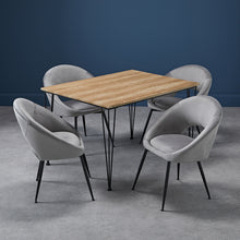 Load image into Gallery viewer, Lulu-Dining-Chair-Grey-(Pack-of-2)-LifeStyle.jpg