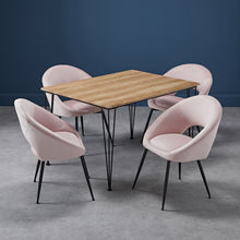 Load image into Gallery viewer, Lulu-Dining-Chair-Pink-(Pack-of-2)-LifeStyle.jpg
