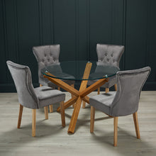Load image into Gallery viewer, Naples-Dining-Chair-Steel-Grey-(Pack-of-2)-LifeStyle.jpg