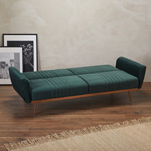Load image into Gallery viewer, Nico-Green-Sofa-Bed-2.jpg