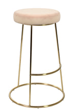 Load image into Gallery viewer, Opera Bar Stool Vintage Pink (PK 2) LPD OPERAPINK 5036464065496 Colour: Pink Dimensions: 735mm x 465mm x Available as a pack of two, the Opera bar stool is the perfect solution to creating a socialising space in any room of your home whether it be your home bar or your breakfast bar. Made from velvet, this adds a vintage look but using the bright coloured pink, gives the stool a modern twist. The cosy velvet is soft to touch and is a comfortable stool which heightens your interior design. Standing on sophis