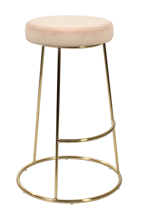 Opera Bar Stool Vintage Pink (PK 2) LPD OPERAPINK 5036464065496 Colour: Pink Dimensions: 735mm x 465mm x Available as a pack of two, the Opera bar stool is the perfect solution to creating a socialising space in any room of your home whether it be your home bar or your breakfast bar. Made from velvet, this adds a vintage look but using the bright coloured pink, gives the stool a modern twist. The cosy velvet is soft to touch and is a comfortable stool which heightens your interior design. Standing on sophis