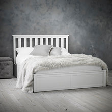 Load image into Gallery viewer, Oxford-Double-Bed-White-LifeStyle.jpg