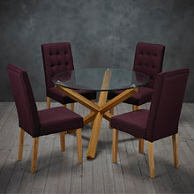 Load image into Gallery viewer, Roma-Chair-Plum-(Pack-of-2)-LifeStyle.jpg