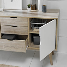 Load image into Gallery viewer, Scandi-Oak-2-Door-Sideboard-White--3.jpg