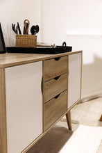 Load image into Gallery viewer, Scandi-Oak-2-Door-Sideboard-White--4.jpg