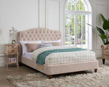 Load image into Gallery viewer, Sorrento-Double-Bed-Pink-LifeStyle.jpg