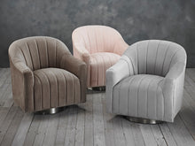 Load image into Gallery viewer, Tiffany-Swivel-Chair-Pink-LifeStyle.jpg