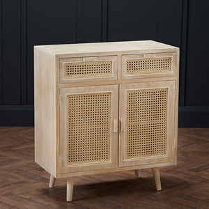 Toulouse Sideboard LPD TOULOUSIDE 5036464072463 Colour: Light Washed Oak Dimensions: 855mm x 750mm x 370mm Very much on trend, the Toulouse features a light washed oak effect surface and rattan style panels. The versatile shade of the oak makes this the perfect asset to any room of your home. With plenty of features for storage, the opportunities with the Toulouse are endless!