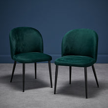 Load image into Gallery viewer, Zara-Dining-Chair-Green-(Pack-of-2)-3.jpg