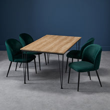 Load image into Gallery viewer, Zara-Dining-Chair-Green-(Pack-of-2)-LifeStyle.jpg