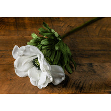 Load image into Gallery viewer, White Anemone Stem in WHITE Hill Interiors 22166 5050140216682 Dimensions: 60cm x 9cm x 9cm Weight: 0.04kg Volume: 0.3CBM