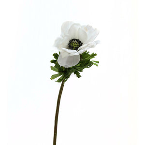 White Anemone Stem in WHITE Hill Interiors 22166 5050140216682 Dimensions: 60cm x 9cm x 9cm Weight: 0.04kg Volume: 0.3CBM