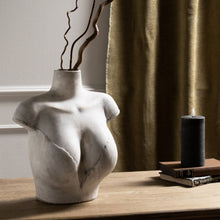 Load image into Gallery viewer, Lady Bust Vase in STONE Hill Interiors 22550 5050140255087 Dimensions: 40cm x 35cm x 32cm Weight: 2.46kg Volume: 0.09CBM